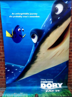 Cinema Banner: FINDING DORY 2016 (Stingray) Ellen DeGeneres Michael Sheen