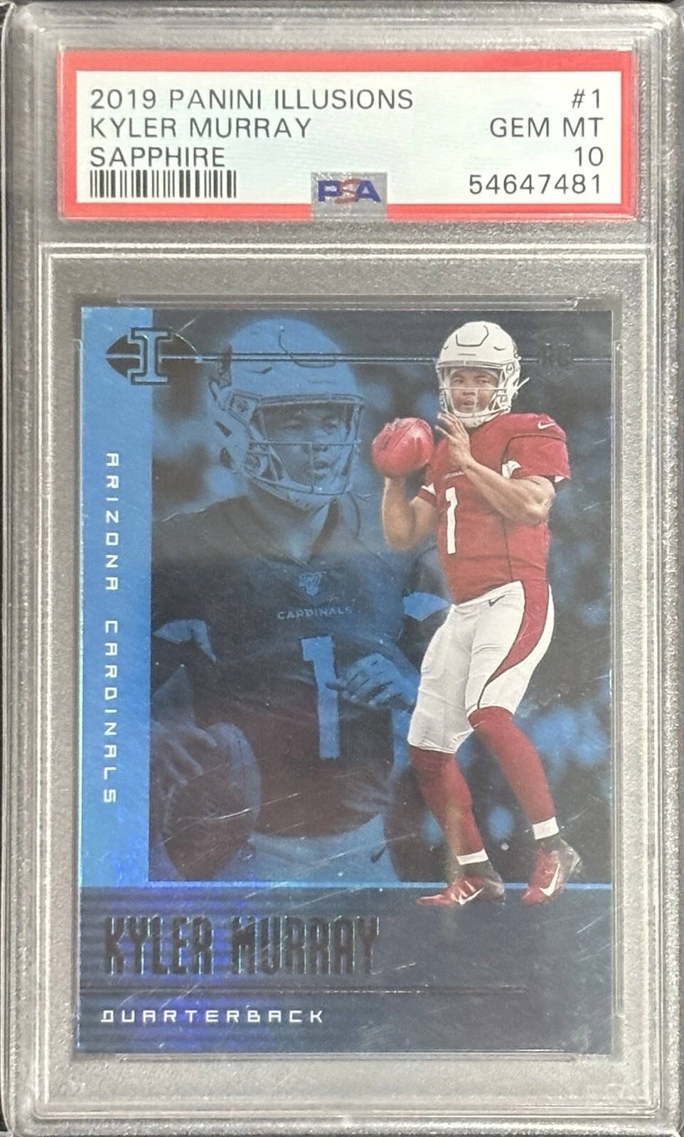 Kyler Murray Panini Illusions #1 Sapphire