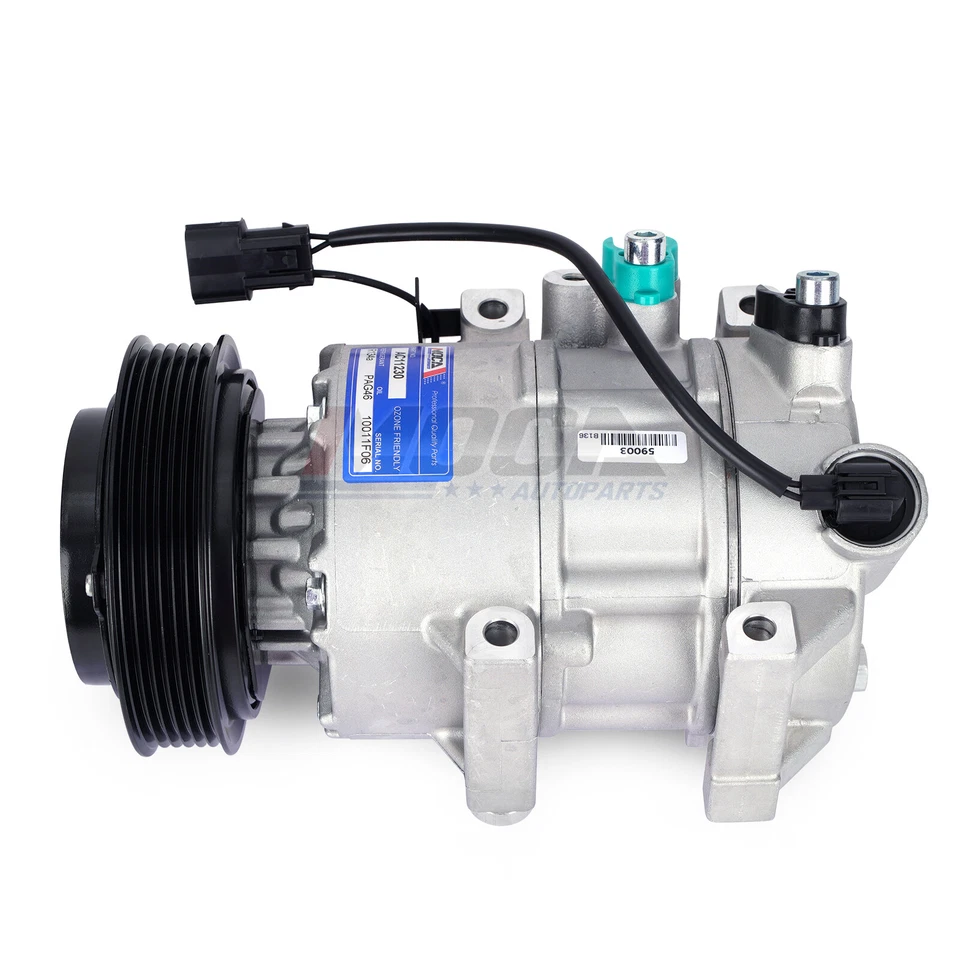 交流电压缩机带离合器带适用于 14-15 现代图森 14-16 起亚 Sportage DVE16  — 第 4/4 张图片