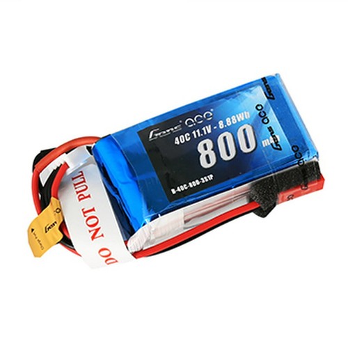 Gens Ace 11.1V 800mAh 3S 40C Lipo RC Remote Control Airplane Heli Battery : JST - Picture 3 of 3