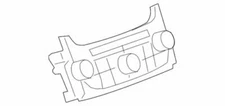 Genuine GM 2013-2014 Chevrolet Malibu Air Conditioning Control Panel 22854788