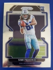 2021 Panini Prizm Simi Fehoko Dallas Cowboys #371 RC