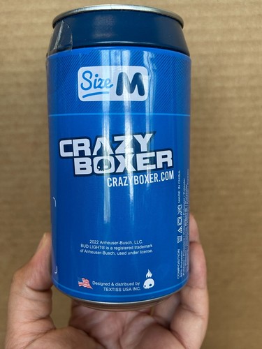Bud Light Crazy Boxers Brief Underwear Men's Size Medium Beer Can Lot of 5 New - Picture 19 of 20