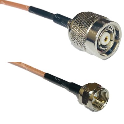 RG316 RP-TNC MALE to F MALE RF Cable Rapid-SHIP LOT