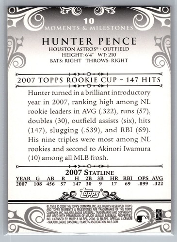 2008 Topps Moments and Milestones You Pick NrMT - Picture 3 of 89