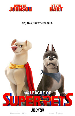 BB1008 DC League of Super Pets Film 2022 Dogs Movie Poster 11x17