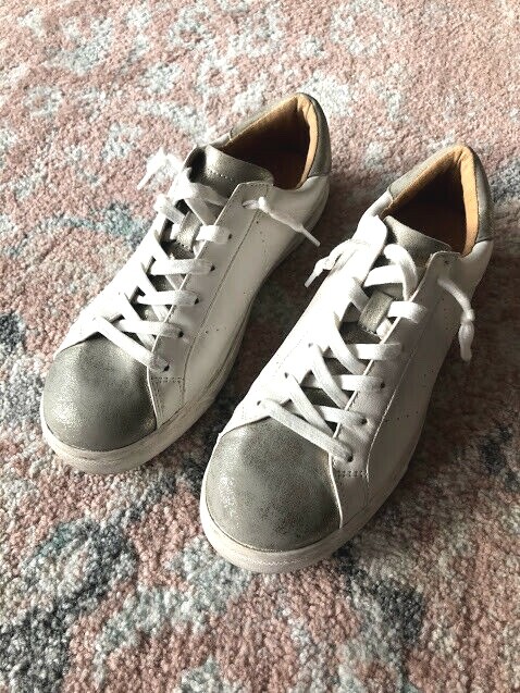 target silver sneakers