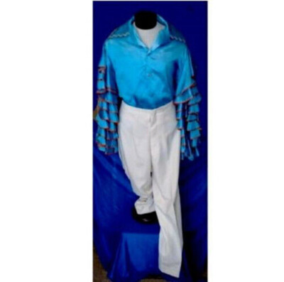 High quality Jim Carrey Cuban Pete shirt from The Mask movie Cosplay Costum