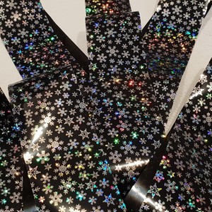 Disegni Di Natale Nail Art.Foil Nail Art Disegni Di Natale Argento Fiocco Di Neve Pellicola Trasferimento Adesivo Venditore Regno Unito Ebay