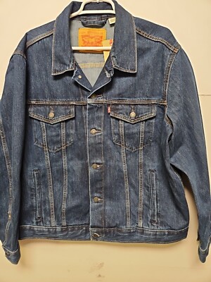 Levi's Trucker Jean Jacket Men's XL Blue Medium Wash Type III Denim 72334