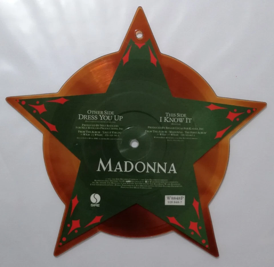 Madonna Dress You Up Shaped Picture Disc - VG - Image 3 of 3