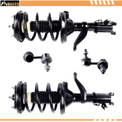 Front Shocks Struts Stabilizer Sway Bar Links Kit For Honda Element 2003-2011