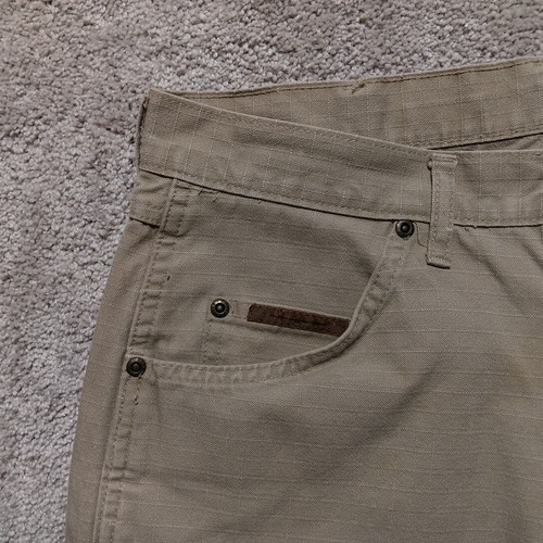 Walls Workwear Carpenter Shorts Men Size 32 Regular Fit Beige 9" Inseam Work - Picture 9 of 17