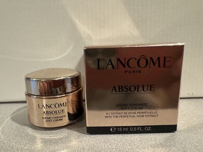Lancome Absolue Soft Cream With Grand Rose Extract  15ml / 0.5oz New in Box