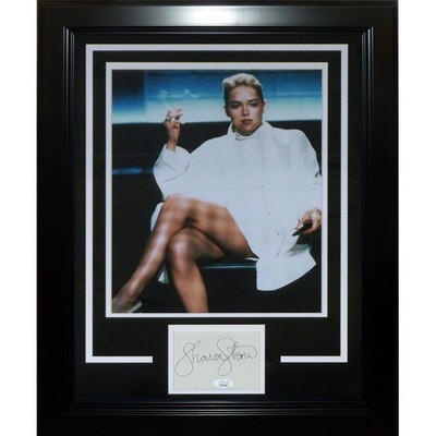 Sharon Stone Autographed ?Basic Instinct? 11x14 Photo Deluxe Framed with Signatu