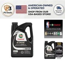 EDGE 0W-20 Advanced Full Synthetic Motor Oil - 5 Quarts of Ultimate Protection 42.39 per gallon