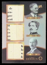 NAISMITH & DOUBLEDAY & CAMP Pieces of the Past 1800s Dual Relic 2024 #182