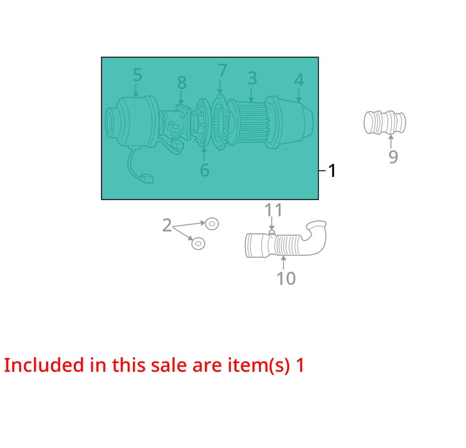 Air Cleaner 6-255 4.2L Fits 97-98 FORD F150 PICKUP 5259516 Foto 3 de 4