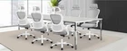 Ergonomic Mesh Office Chair Adjustable Headrest Flip-Up Arms Lumbar Support Gray