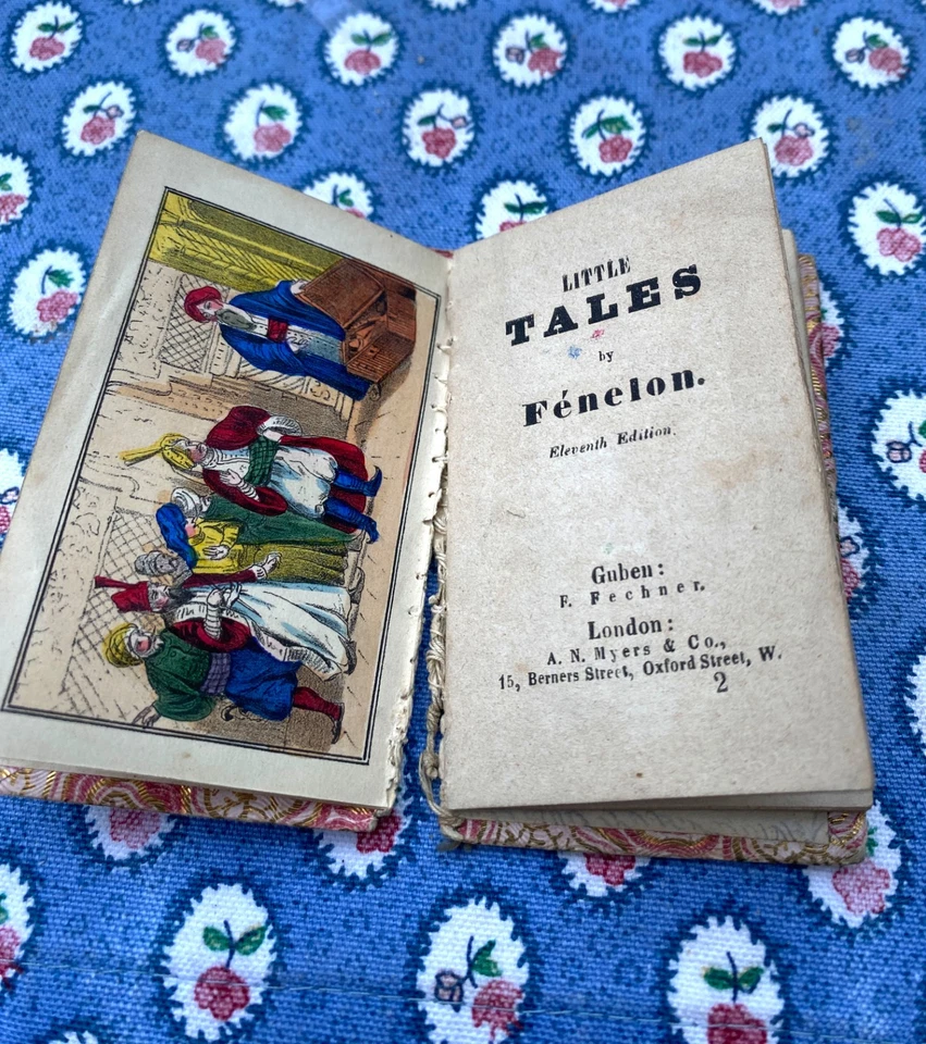 Antique Miniature Book “Little Tales” Fenelon, 11th Edition, 1855 - Image 2 of 4