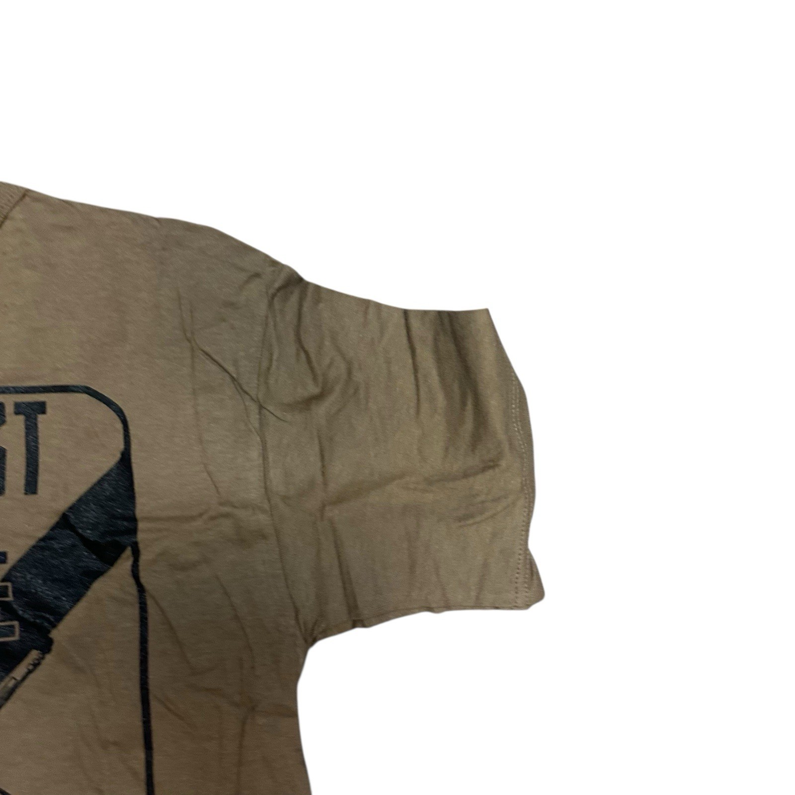 Khaki Military Shirt Mens "Black Aces" Size Small - image 7