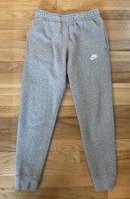 Nike Sportswear Club Fleece Joggers Mens Small Gray Sweatpants