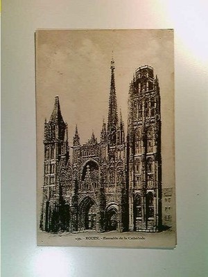 Rouen, Ensemble de la Cathédrale, AK, ungelaufen, geschrieben ca. 1915