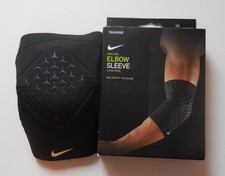 Nike Pro Elbow Sleeve Adult Unisex Black/White XS 1 Sleeve Only 