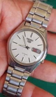 Seiko 5 Watch Automatic Vintage  White dial  7009 day date @ Japan