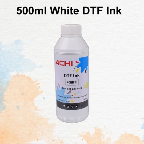 ACHI 500ml White DTF INK For EPSON 1390 L1800 DTF Transfer Printer White Ink