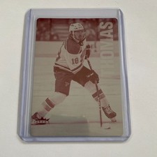 Robert Thomas Magenta Printing Plate 2022-23 Fleer Ultra Hockey #84