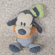 Disney Store Pastel Baby Goofy Ribbed 7 Bean Bag Plush Terry Rib Ribbed Toy