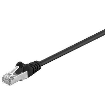Wentronic CAT 5-300 SFTP SCHWARZ 3m CAT 5e Netzwerkkabe # 68671