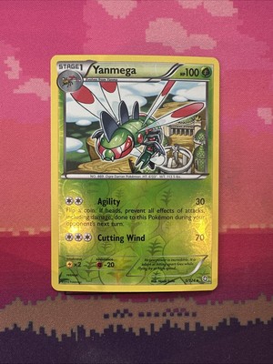 Pokemon Karte Yanmega Dragons Exalted Reverse Holo Rare 5/124 Near Mint