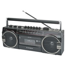 RXC-25BT 10W Portable Cassette Player Recorder Boom Box 3-Band Radio Bluetooth