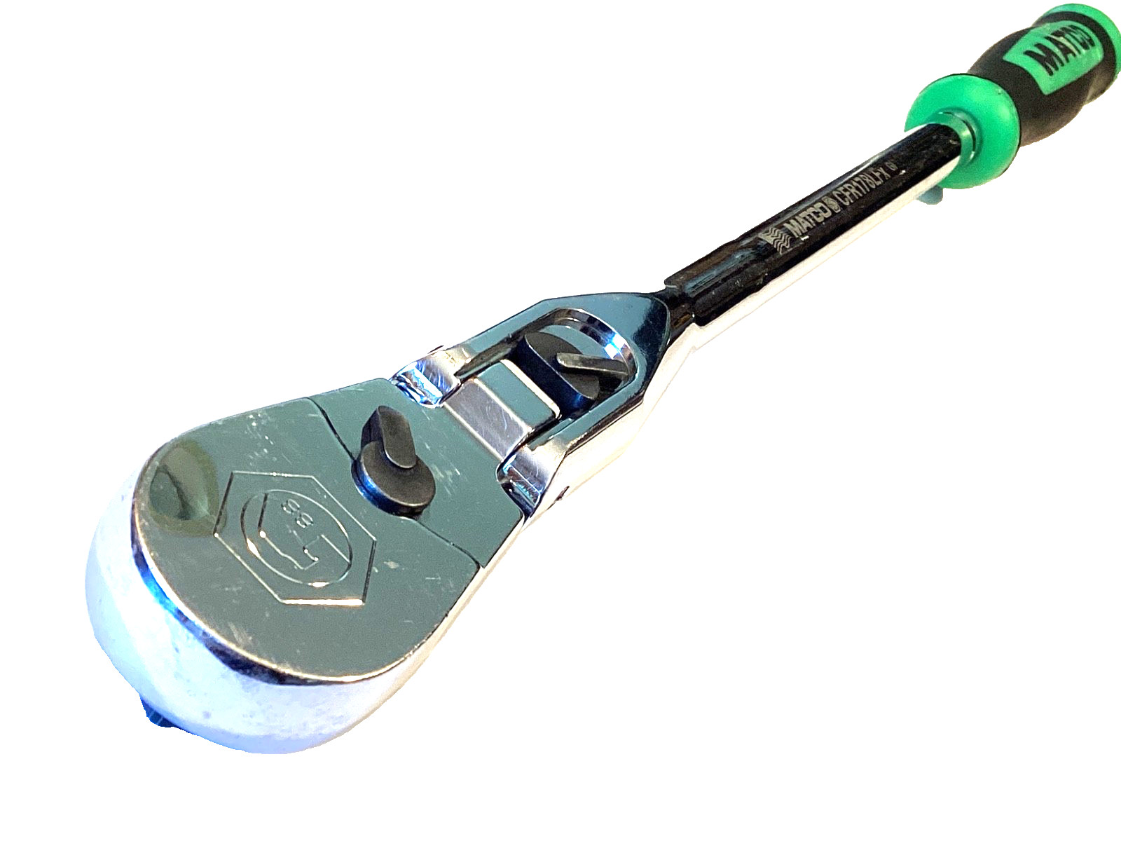 Matco Tools USA CFR178LF 1/2”Drive GREEN 20.5” Long Snap Lock Flex Head Ratchet