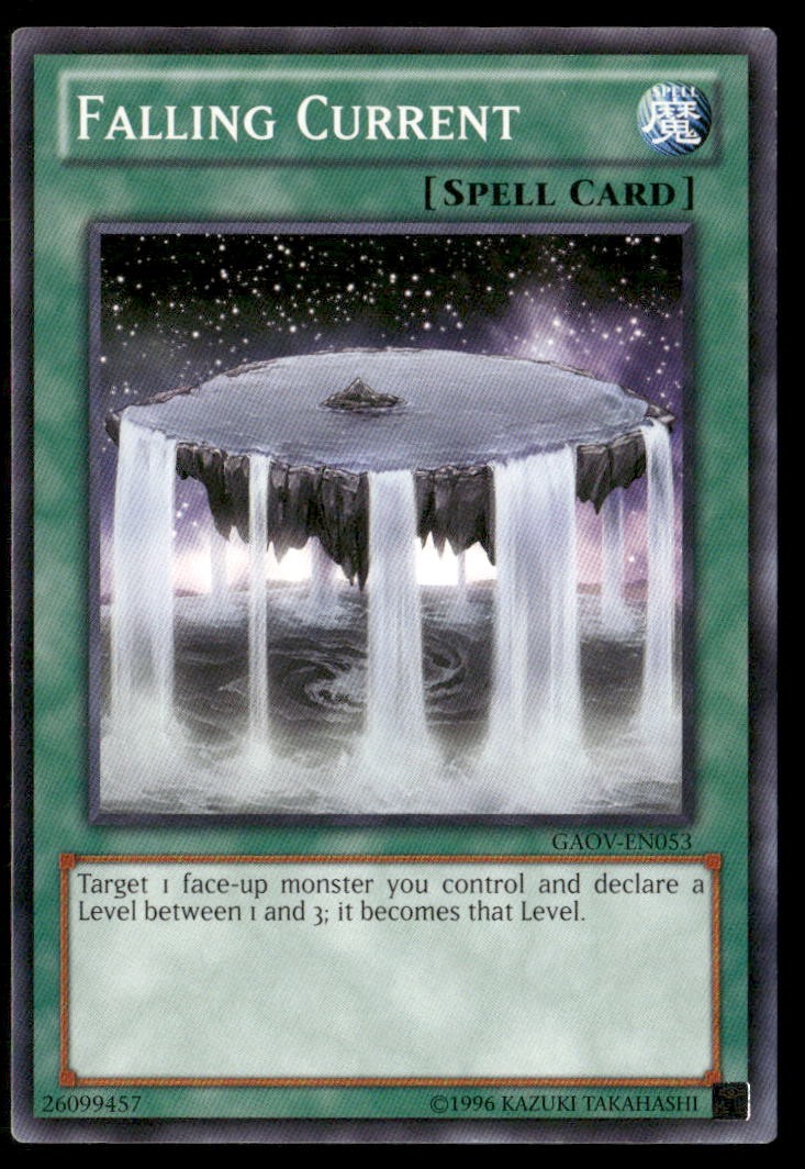 Falling Current GAOV-EN053 Galactic Overlord C LP Yu-Gi-Oh!