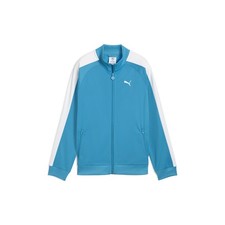 PUMA T7 Always On Full Zip Track Jacket Youth Boys Blue Casual Athletic Outerwea