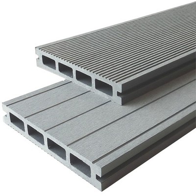 WPC Terrassendielen Handmuster Muster 25 mm x 15 cm steingrau Premium Qualität