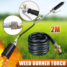 500,000 BTU Weed Burner Kits Shrub Grass Killer Propane Gas Torch Garden 2m Hose