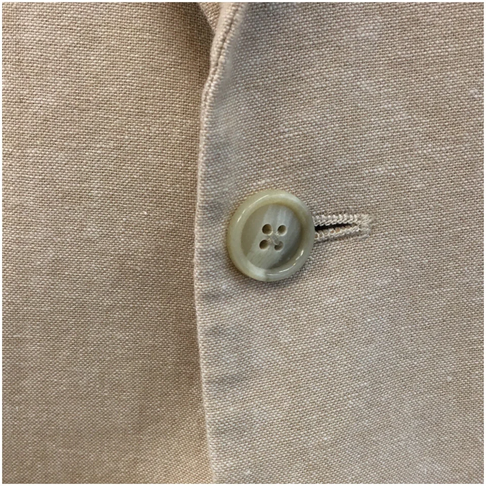 Blazer STAFFORD Para Hombres Abrigo Deportivo Chaqueta Informal Talla 44R Clásico Lino Algodón Traje Foto 3 de 4