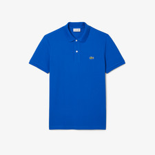 LACOSTE CLASSIC PETIT PIQUE COTTON POLO SHIRT ELECTRIC BLUE 2XL RRP £95 BNWT