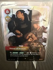 Darius - Hand of Noxus - 302* (Overnumbered Signature) - Foil NM-Mint Riftbound — live eBay listing