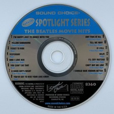 Sound Choice SC8360 Beatles Movie Hits Karaoke CDG Disc   Excellent