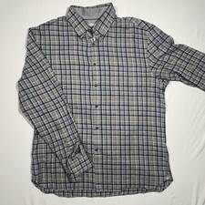Jos. A. Bank Men's Long Sleeve Button-Up Plaid 1905 Tailored Fit Large