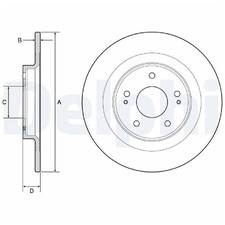 2x Bremsscheibe hinten für Mitsubishi Outlander 3 GFW GGW | 26219296