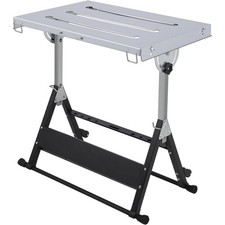 Image of Foldable Welding Table 30"x20",400LBS Welding Workbench with 3 Tilt Angles