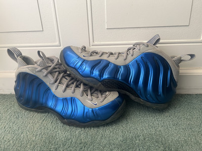 Nike Air Foamposite One Sport Royal New With Defects, SOLE SHIELD, Size 13