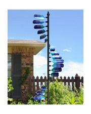 Wind Spinners Outdoor, 93" Large Metal Wind Spinners for Yard and Garden, Kin...