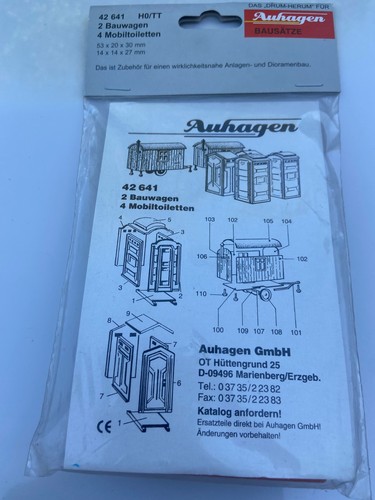 AUHAGEN 42641 SET DE CHANTIER- HO  ÉCHELLE 1/87 IDEM VOLLMER FALLER KIBRI | Zustand: Neuf